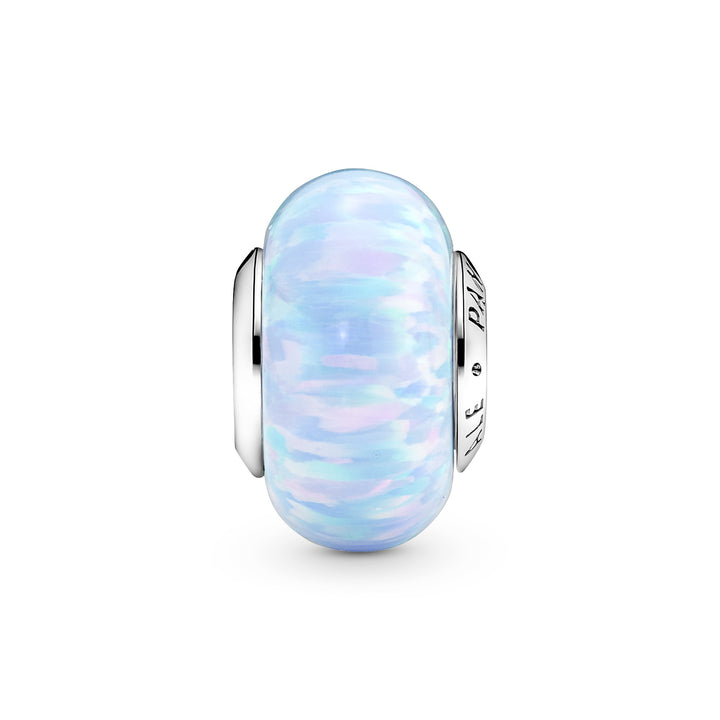 Pandora - Havblåt opal charm - 791691c01