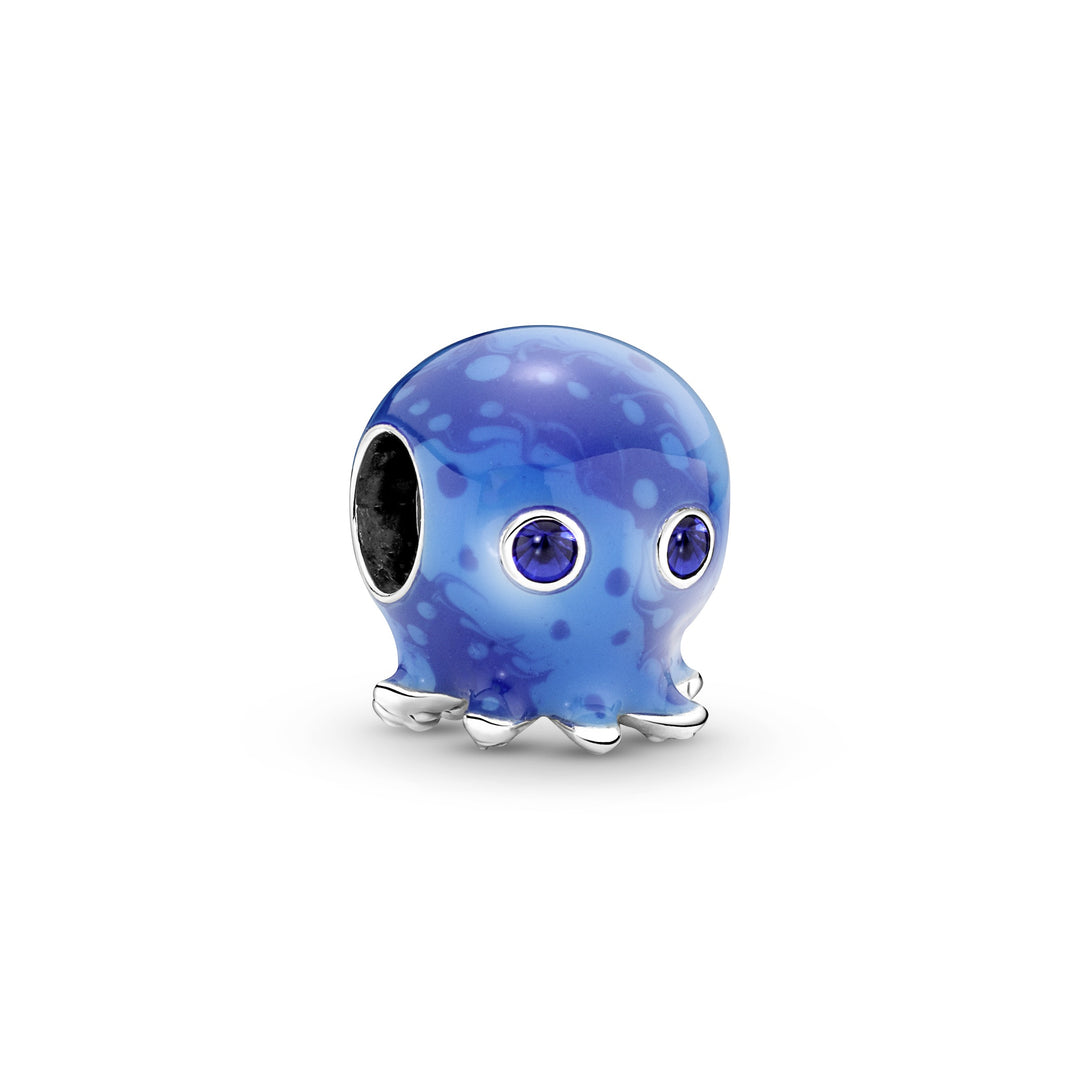 Pandora - Blå blæksprutte charm - 791698c01