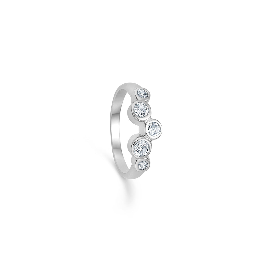 Sølv ring med sten fra Randers Sølv-248208