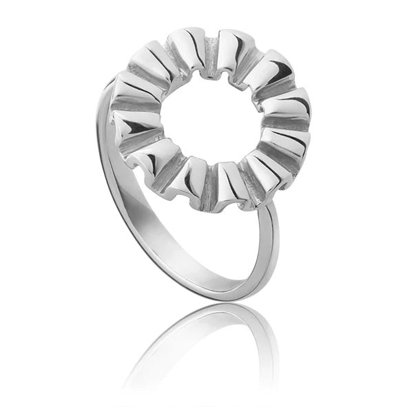 Bykjaergaard - Rosetten sølv ring - rors1059