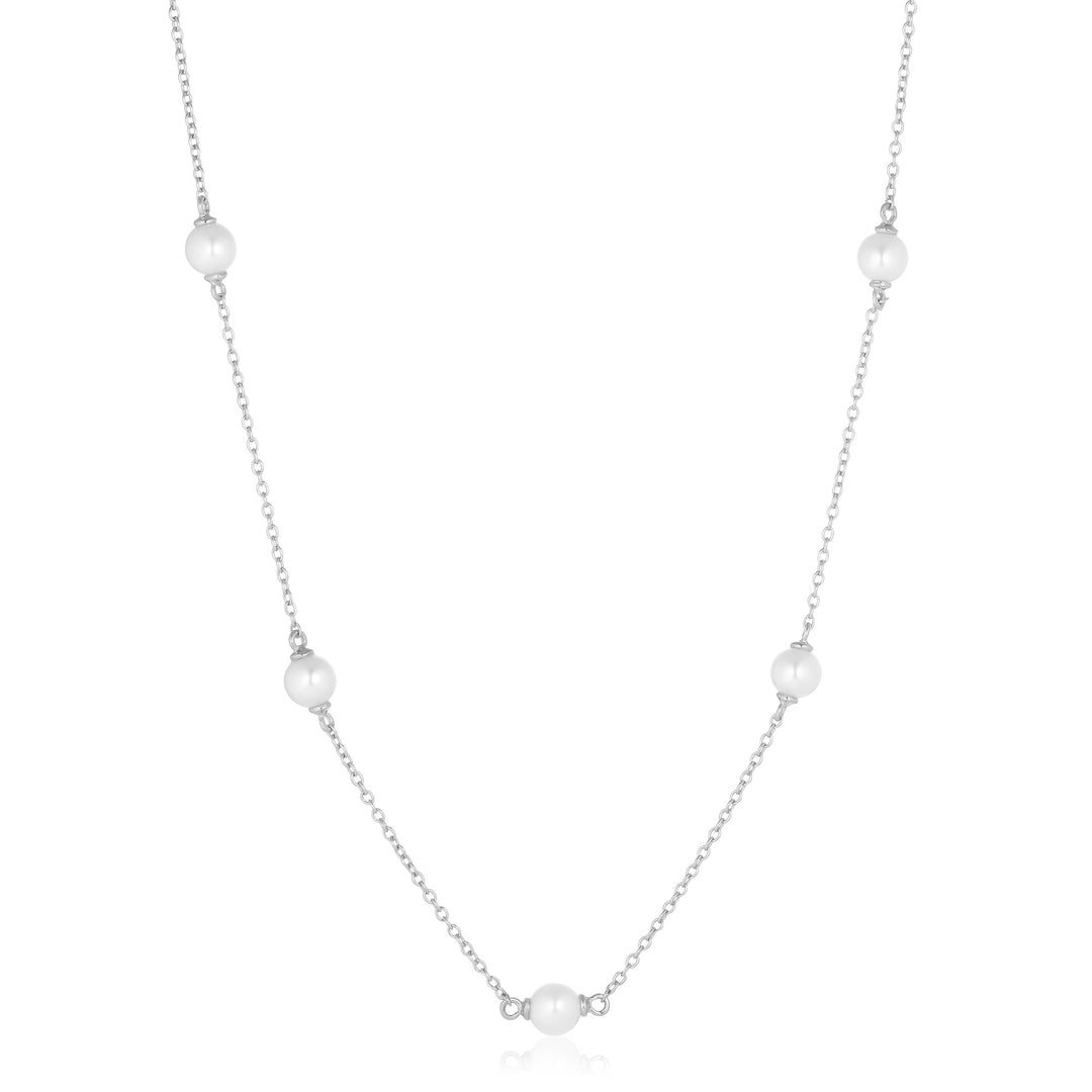 Sif Jakobs - Padua Cinque sølv halskæde med perler - n22225-p
