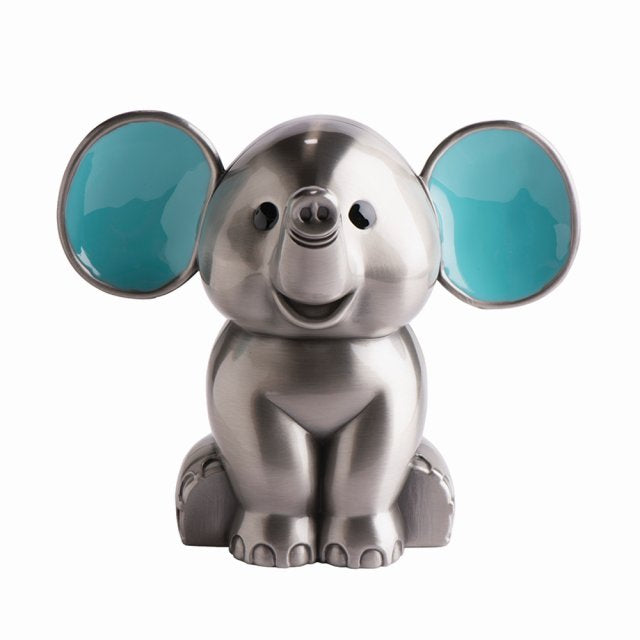 Noa Kids - Elefant sparebøsse med lyseblå - 92015276275