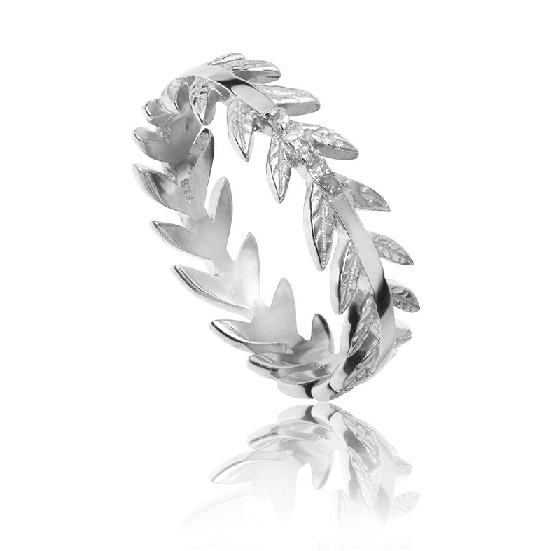 Arktisk pil ring med diamanter fra Julie Berthelsen-jbrs0330d