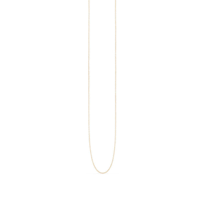 SFB - Helt klassisk rund anker halskæde i forgyldt sølv - 1514-2