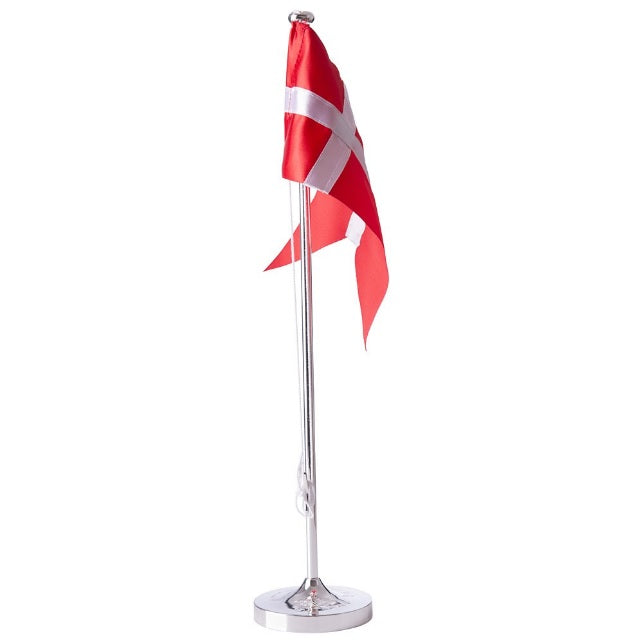 Nordahl - Forkromet bordflag høj fod med dåbsmotiver - 87000498013