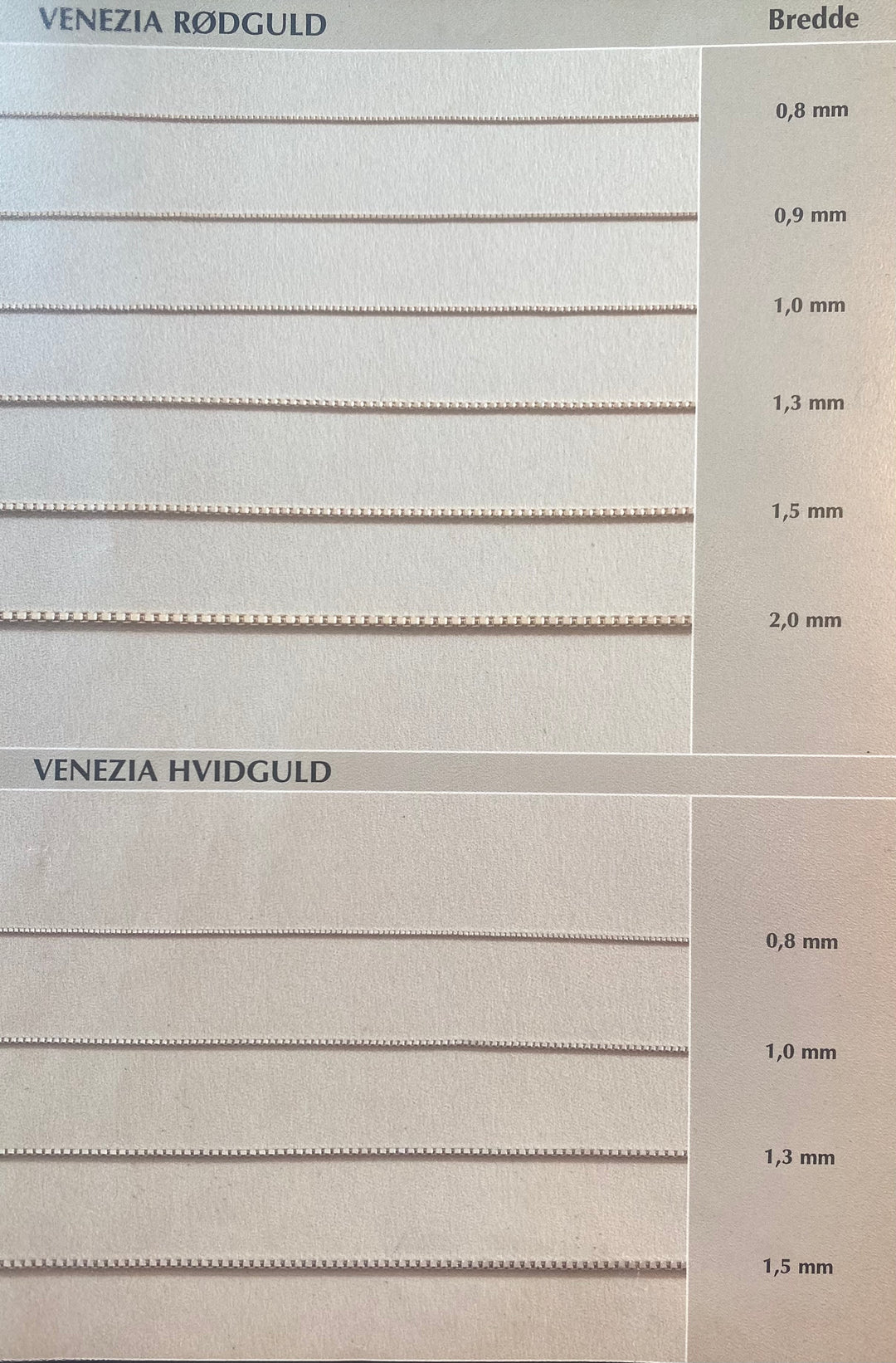 BNH - Venezia Guld / Hvidguld armbånd med fjederrings lås