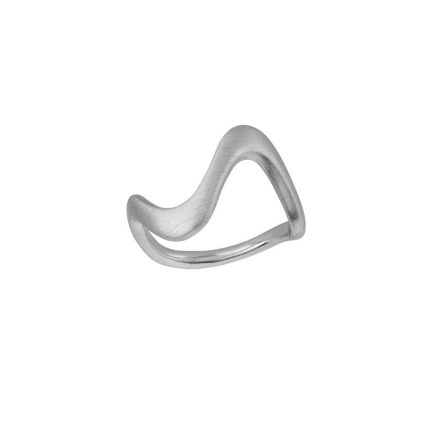 byBiehl - Wave ring stor i sølv - 5-3704-r