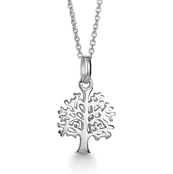 Aagaard - Livstræ halskæde i sølv - 11303816-45