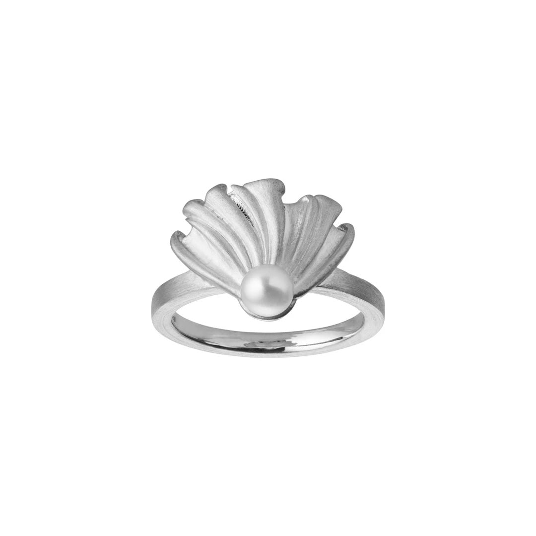 byBiehl - Poppy ring i sølv med ferskvandsperle - 5-4301WP-R