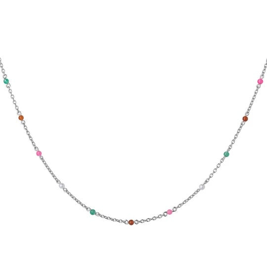 Scarlett colors halskæde i sølv fra byBiehl - 3-3401M-R