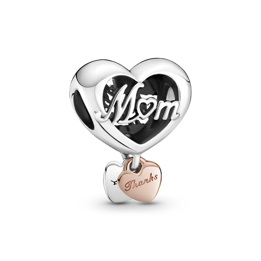 Pandora - Tak mor hjerte charm - 789372C00