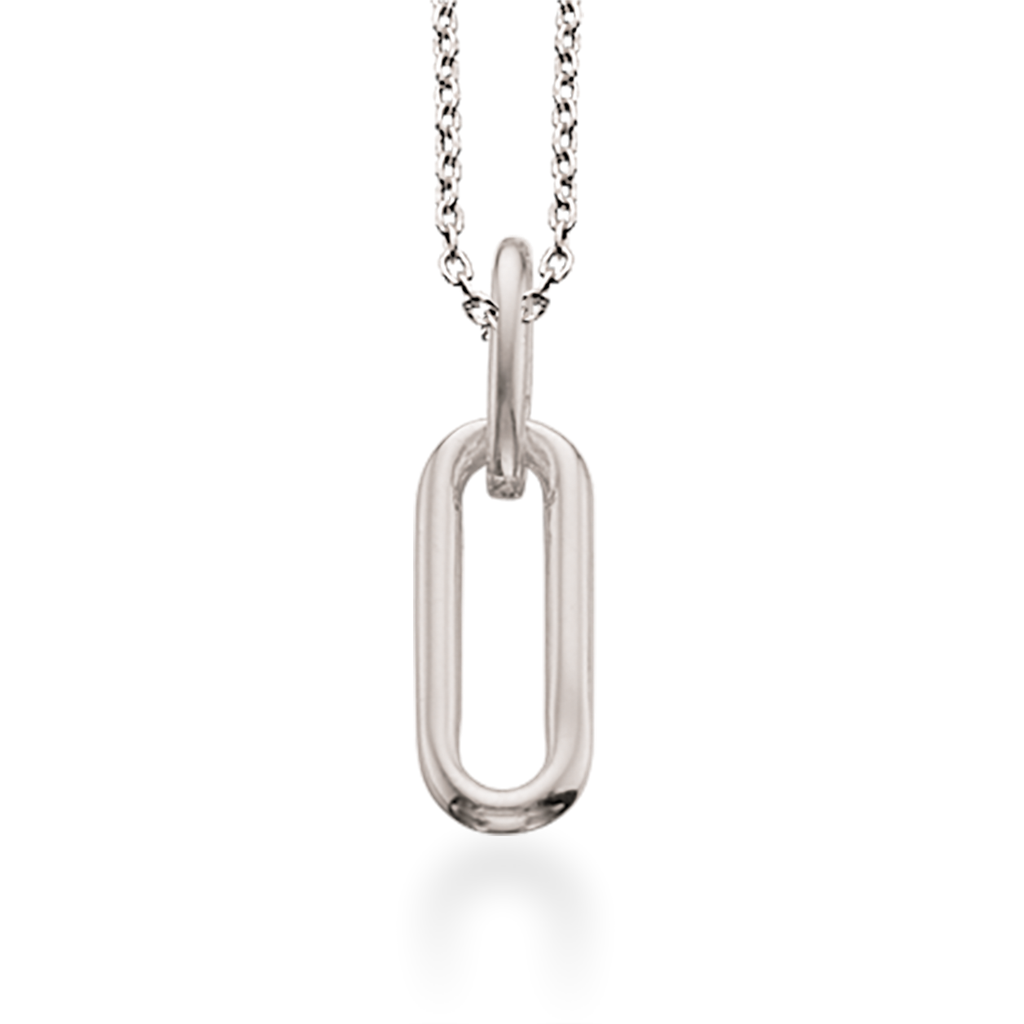 Scrouples - Sølv halskæde med øsken vedhæng - 234902